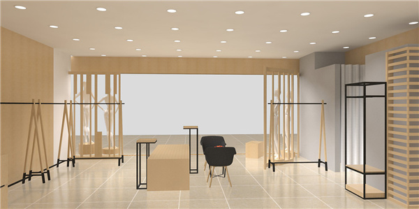 时尚女装店装修效果图