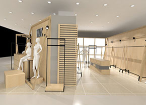 时尚女装店装修效果图