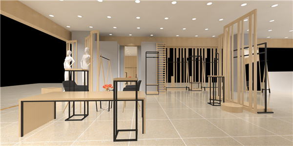 时尚女装店装修效果图