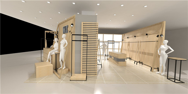 时尚女装店装修效果图