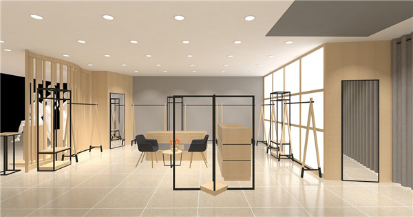 时尚女装店装修效果图