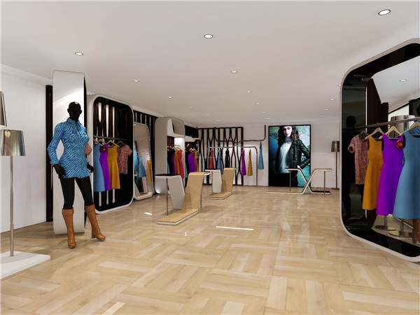 时尚女装店装修效果图