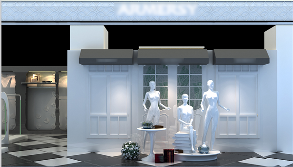 时尚女装店装修效果图