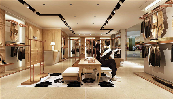 时尚女装店装修效果图